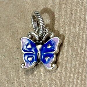 🆕Listing! 🆕 Brighton Love Bug charm Blue & purple enamel butterfly Retired